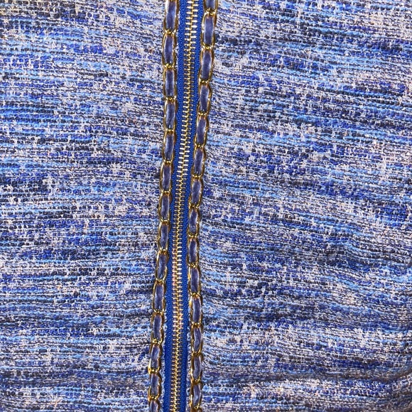 NWT Lilly Pulitzer Noella Vest Blue Thistle Resort Boucle size large org. 278.00 - Picture 5 of 11